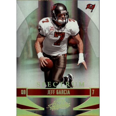 2008 Absolute Memorabilia Spectrum Gold #136 Jeff Garcia