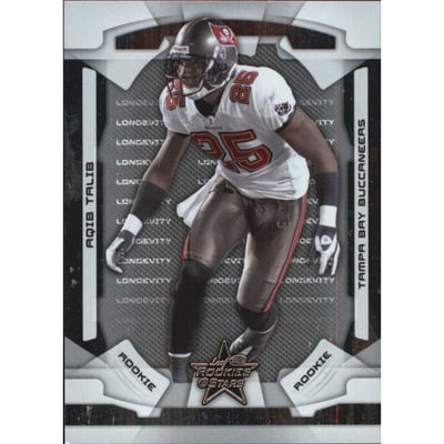 2008 Leaf Rookies and Stars Longevity Parallel Silver #120 Aqib Talib