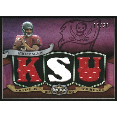 2009 Topps Triple Threads Relic Purple #TTR8 Josh Freeman