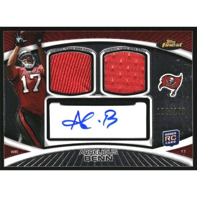2010 Finest Dual Jersey Autographs #AB Arrelious Benn/250