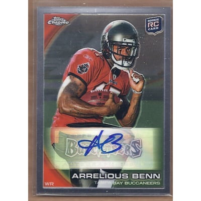 2010 Topps Chrome Rookie Autographs #C186 Arrelious Benn B