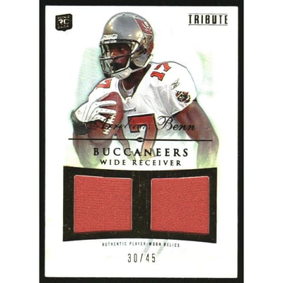 2010 Topps Tribute Relic Dual Swatch #DRAB Arrelious Benn
