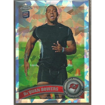 2011 Topps Chrome Crystal Atomic Refractors #72 Da'Quan Bowers