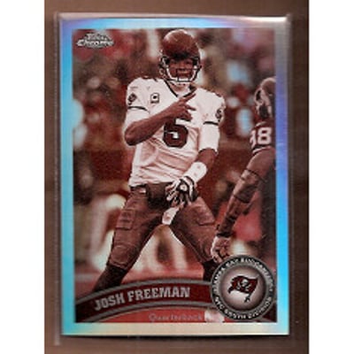 2011 Topps Chrome Sepia Refractors #177 Josh Freeman