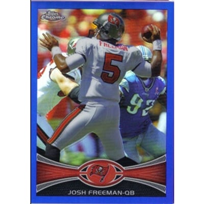 2012 Topps Chrome Blue Refractors #145 Josh Freeman