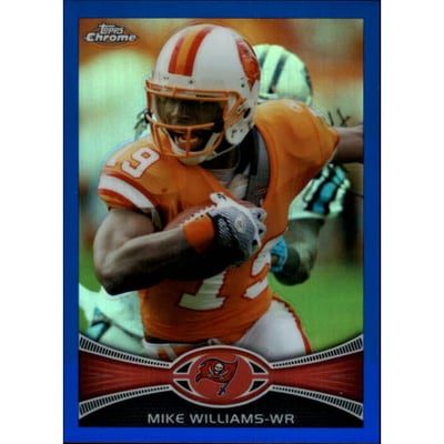2012 Topps Chrome Blue Refractors #84 Mike Williams