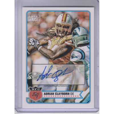 2012 Topps Magic Autographs #221 Adrian Clayborn