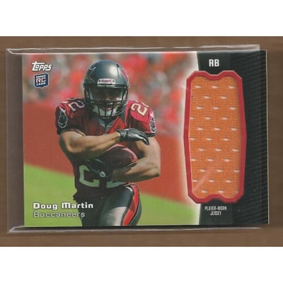 2012 Topps Rookie Relic Jumbos #RJRDM Doug Martin