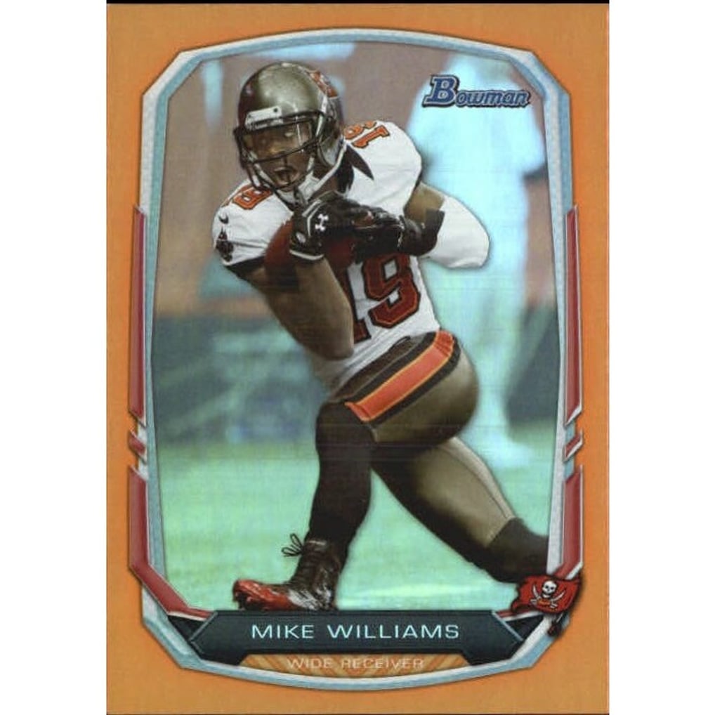 2013 Bowman Rainbow Orange #55 Mike Williams