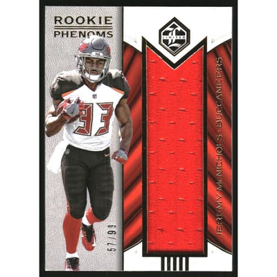 2017 Limited Rookie Phenoms Jerseys #20 Jeremy McNichols