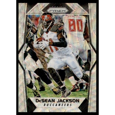 2017 Panini Prizm Prizms Blue Wave #123 DeSean Jackson