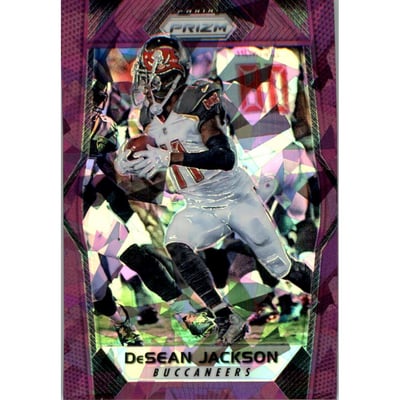 2017 Panini Prizm Prizms Purple Crystals #123 DeSean Jackson