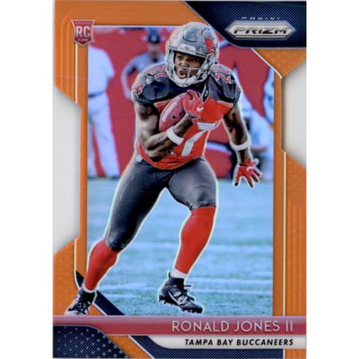 2018 Panini Prizm Prizms Orange #214 Ronald Jones II