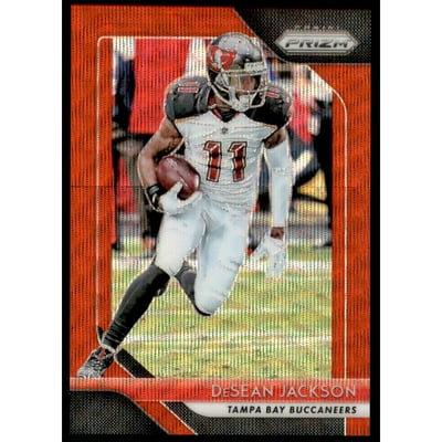 2018 Panini Prizm Prizms Red Wave #18 DeSean Jackson
