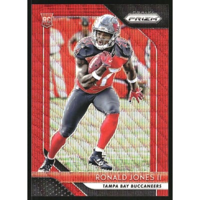 2018 Panini Prizm Prizms Red Wave #214 Ronald Jones II