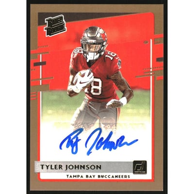 2020 Donruss Rated Rookies Autographs Bronze #342 Tyler Johnson