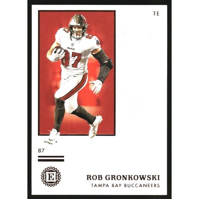 2020 Panini Encased #81 Rob Gronkowski