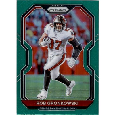 2020 Panini Prizm Prizms Green #256 Rob Gronkowski