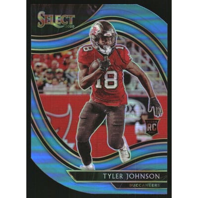 2020 Select Prizm Light Blue Die Cut #385 Tyler Johnson