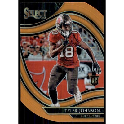 2020 Select Prizm Orange Die Cut #385 Tyler Johnson