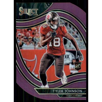 2020 Select Prizm Purple Die Cut #385 Tyler Johnson