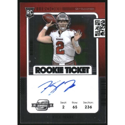 2021 Panini Contenders Optic Rookie Ticket Variation Autographs #121 Kyle Trask