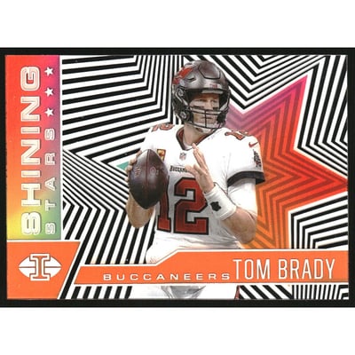2021 Panini Illusions Shining Stars Orange #10 Tom Brady