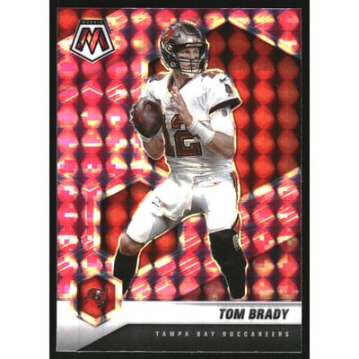 2021 Panini Mosaic Mosaic Camo Pink #186 Tom Brady