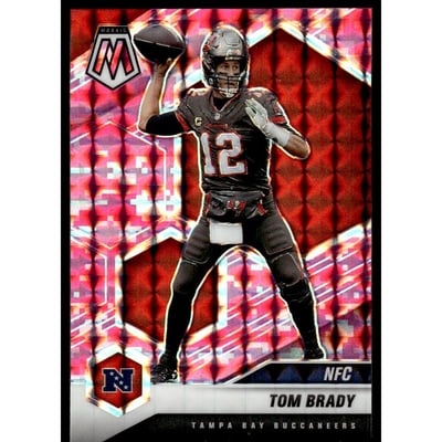 2021 Panini Mosaic Mosaic Camo Pink #201 Tom Brady NFC