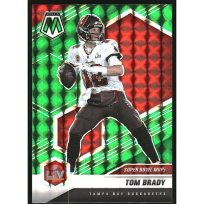 2021 Panini Mosaic Mosaic Green #285 Tom Brady MVP