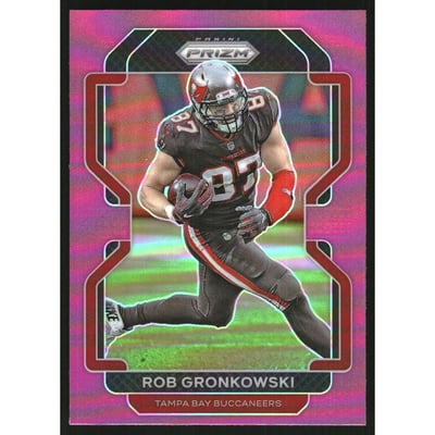 2021 Panini Prizm Prizms Pink #293 Rob Gronkowski