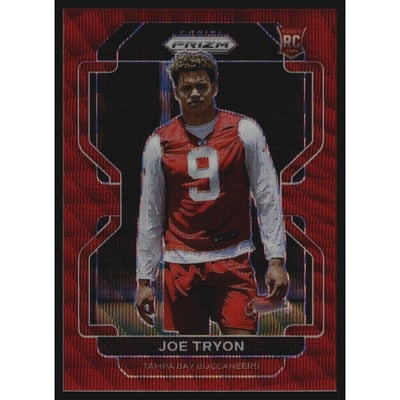 2021 Panini Prizm Prizms Red Wave #381 Joe Tryon-Shoyinka