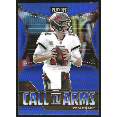 2021 Playoff Call to Arms Blue #1 Tom Brady