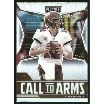 2021 Playoff Call to Arms Silver #1 Tom Brady