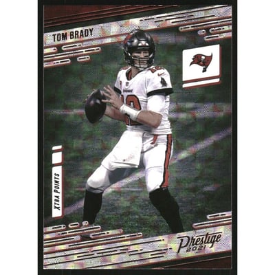 2021 Prestige Xtra Points Hyper #184 Tom Brady