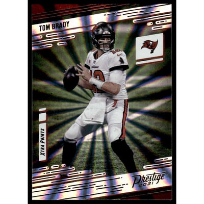 2021 Prestige Xtra Points Sunburst #184 Tom Brady