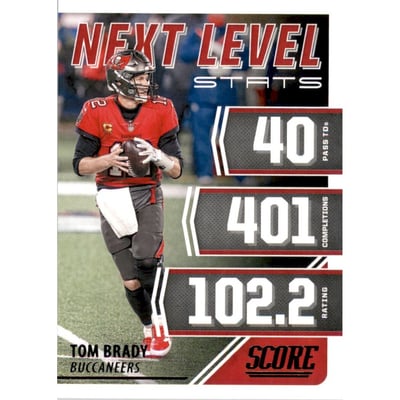 2021 Score Next Level Stats #1 Tom Brady