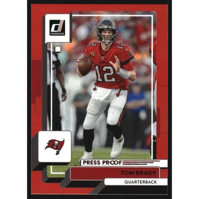 2022 Donruss Press Proof Red #255 Tom Brady