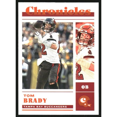 2022 Panini Chronicles Orange #25 Tom Brady