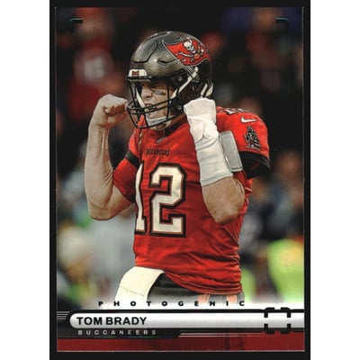 2022 Panini Chronicles Photogenic Teal #25 Tom Brady