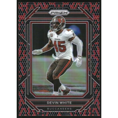 2022 Panini Prizm Prizms Snakeskin #279 Devin White