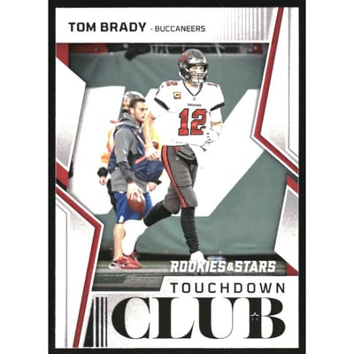 2022 Rookies and Stars Touchdown Club #1 Tom Brady