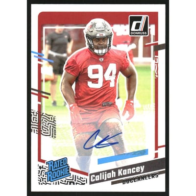 2023 Donruss Rated Rookies Autographs #393 Calijah Kancey