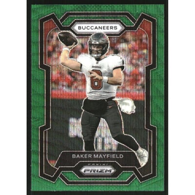 2023 Panini Prizm Prizms Green Wave #276 Baker Mayfield