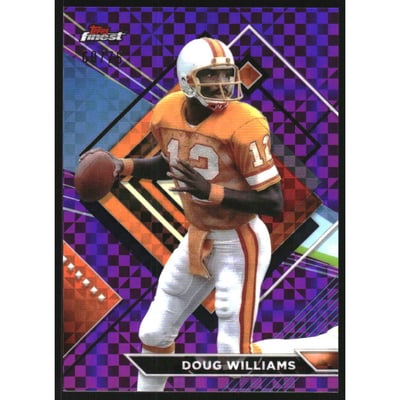 2023 Topps Composite Finest Purple Checkerboard Refractors #240 Doug Williams