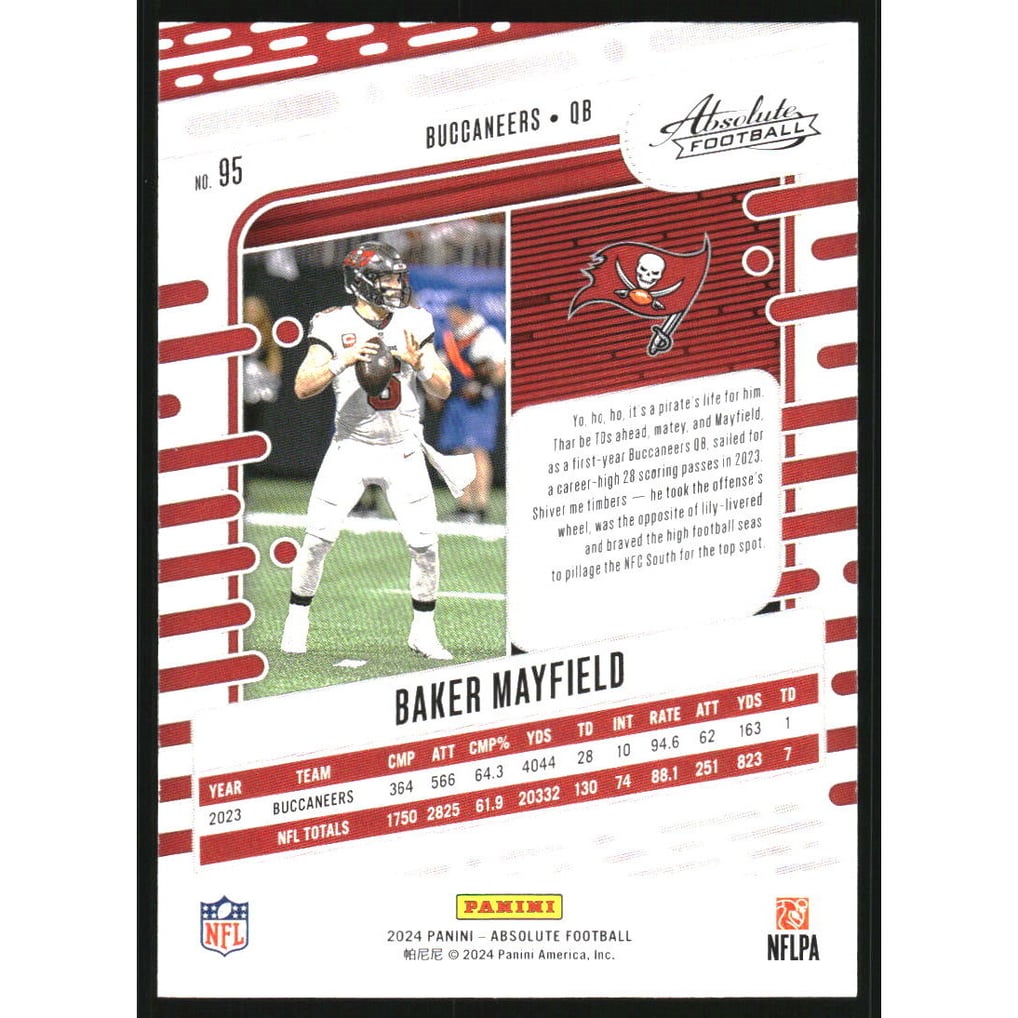 2024 Absolute Orange #95 Baker Mayfield