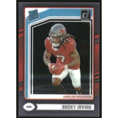 2024 Clearly Donruss #86 Bucky Irving RR RC