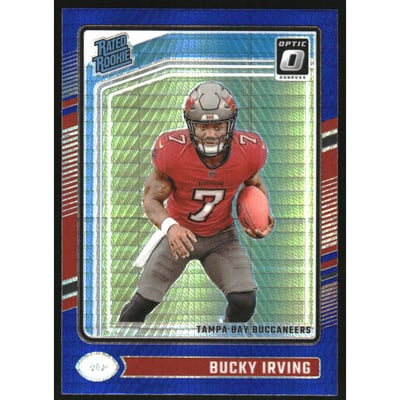 2024 Donruss Optic Blue Hyper #216 Bucky Irving RR