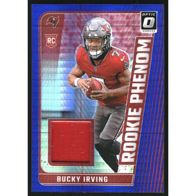 2024 Donruss Optic Rookie Phenoms Blue Hyper #10 Bucky Irving
