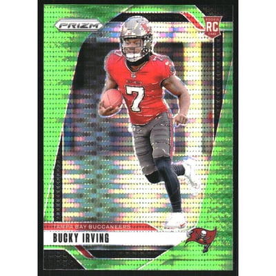 2024 Panini Prizm Prizms Neon Green Pulsar #316 Bucky Irving
